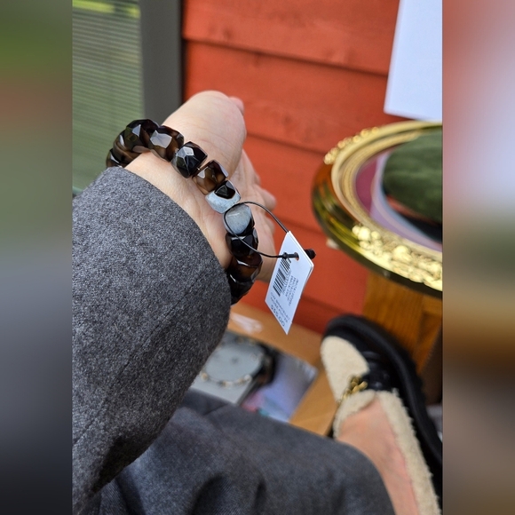 Chico's Brown and Black Beaded Bracelet - Picture 14 of 16